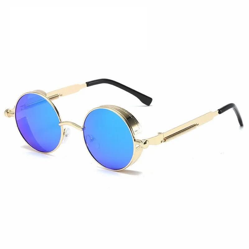 Aurora Vision Vintage Runde Sonnenbrille UV400 Schutz Retro-Design für Stilbewusste