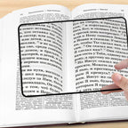 ClearView Ultra-Thin A5 Reading Magnifier For Readers Seeking Relaxed Reading