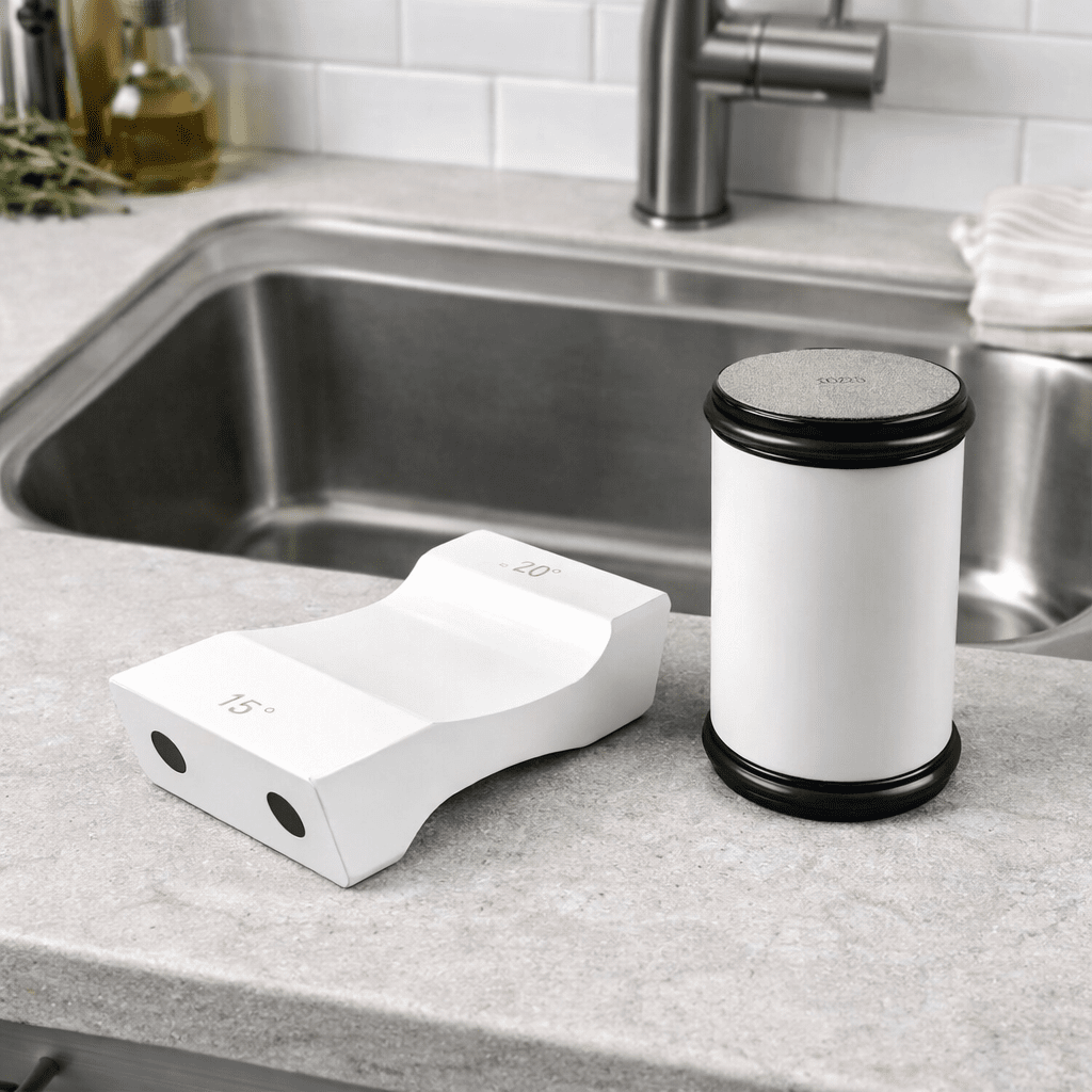 NovaSharp Diamanten Messenslijpsysteem voor Thuiskoks met Moeiteloze Precisie