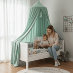 LumaNest Kinderbett-Himmel, elegantes Polyester für beruhigenden Schlaf