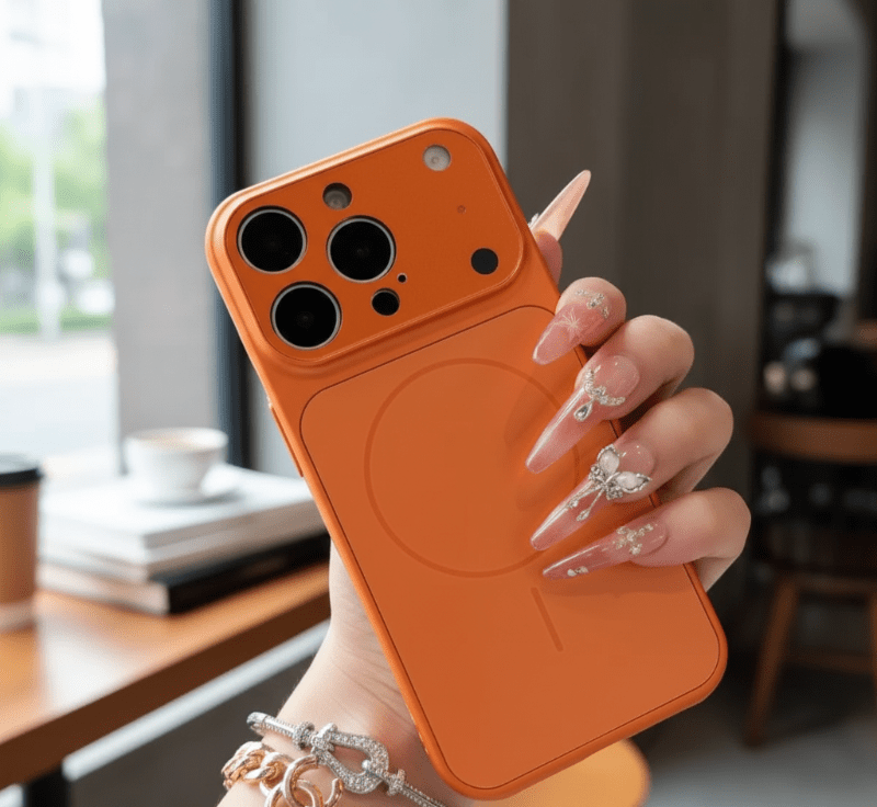 LumaShield Slanke Matte MagSafe Hoes Voor iPhone Naadloos Opladen Krasbestendig