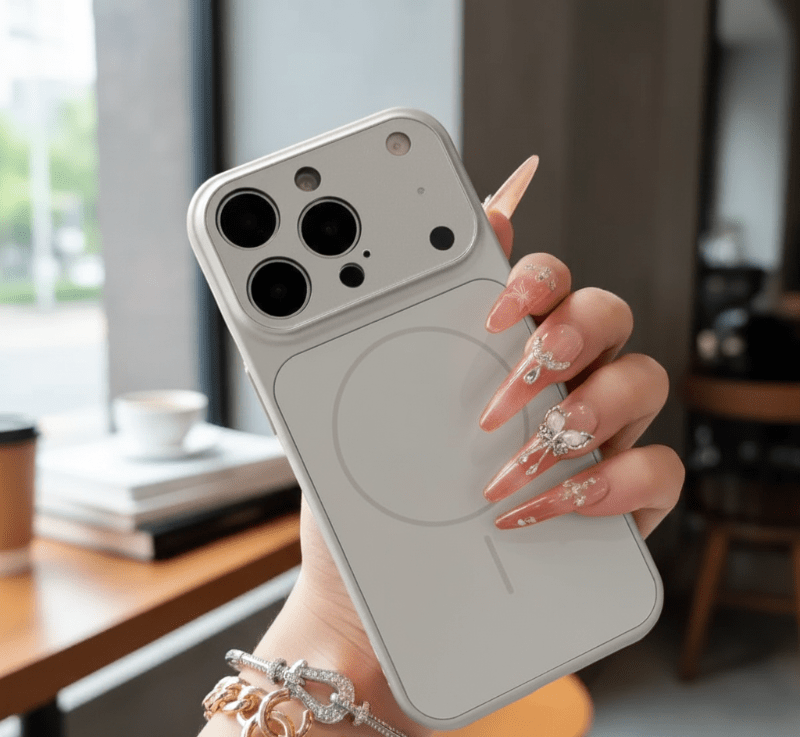 LumaShield Slanke Matte MagSafe Hoes Voor iPhone Naadloos Opladen Krasbestendig