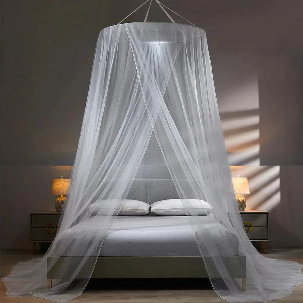Foldable Bed Mosquito Net For Bedroom Or Camping, Ideal For Double Bed