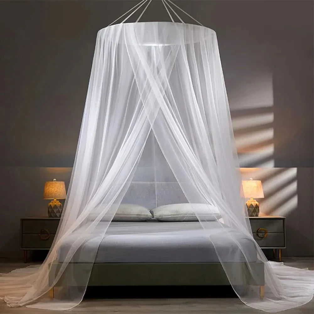 Foldable Bed Mosquito Net For Bedroom Or Camping, Ideal For Double Bed