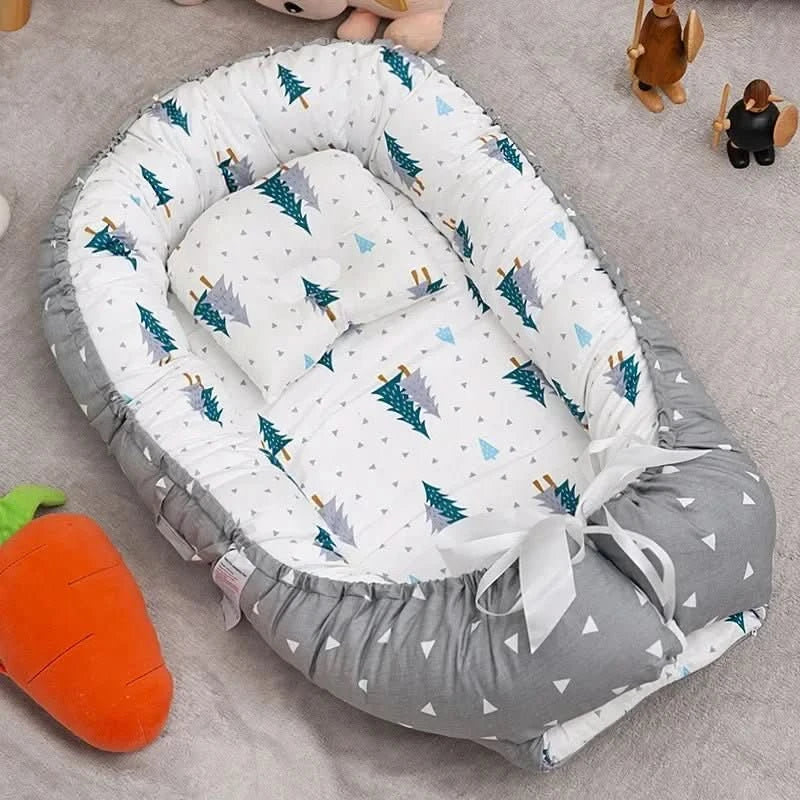 NimbleNest Foldable Baby Crib With Breathable Mesh Sides For Safe Sleep On The Go