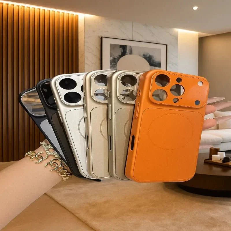 LumaShield Slanke Matte MagSafe Hoes Voor iPhone Naadloos Opladen Krasbestendig